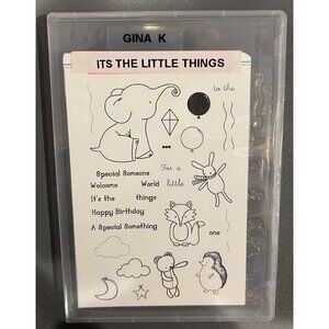 Gina K. Designs Photopolymer Stamps ‘It’s The Little Things’ In Hard Case Babies